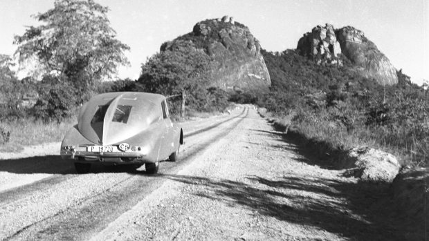 60 km za Vicotira Falls, Zambie 1948