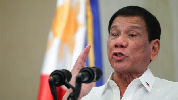 Filipínský prezident Rodrigo Duterte