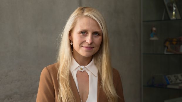 Ashley Cupalová, lídryně kandidátky hnutí Generace, jednička na kandidátce tohoto hnutí v Praze