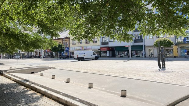 Fontána na pardubické třídě Míru je mimo provoz