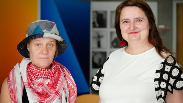 Saša Uhlová a Aneta Ečeková Maršálová (STAN)