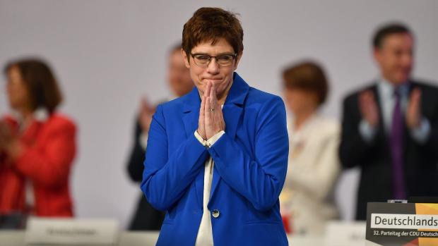 Předsedkyně německých křesťanských demokratů Annegret Krampová-Karrenbauerová