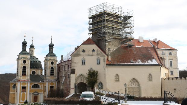 rekonstrukce věže zámku ve Vranově nad Dyjí