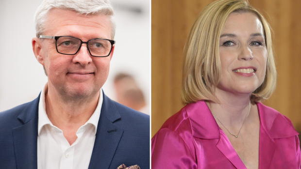 Karel Havlíček (ANO) a Danuše Nerudová (STAN)