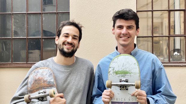 Architekti a skateboardisté Martin Hrouda a Jiří Kotal