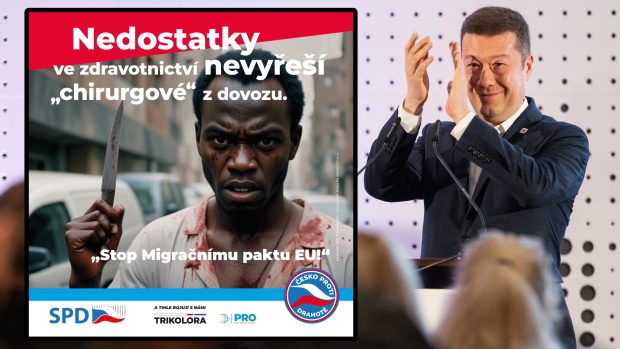 Plakát SPD, předvolební kampaň