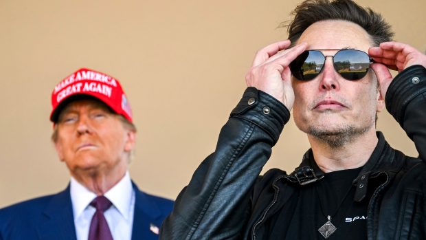 Donald Trump a Elon Musk