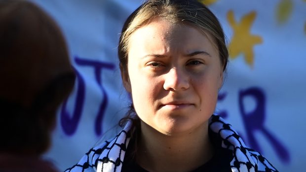 Greta Thunbergová v roce 2025
