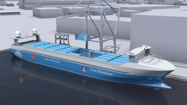 Jedna z největších chemických firem v Norsku, Yara International, vyvíjí autonomní nákladní loď na elektrický pohon, která by měla společnosti ušetřit hodně peněz a snížit i dopad na životní prostředí