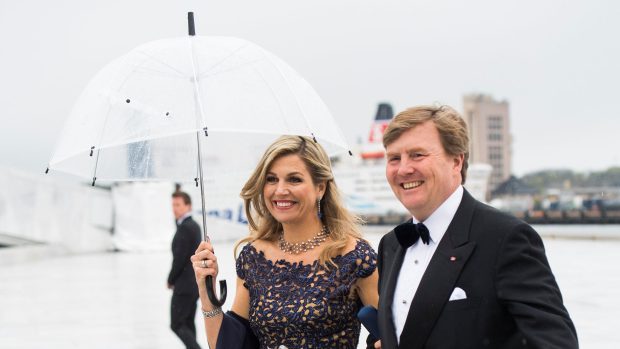 Nizozemský král Willem Alexander s chotí.