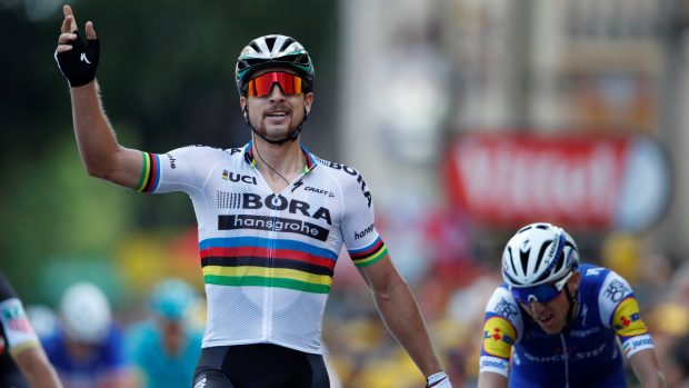 Vítěz třetí etapy Tour de France Peter Sagan