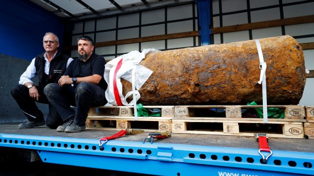 Nebezpečná bomba z období 2. světové války byla nalezena ve Frankfurtu