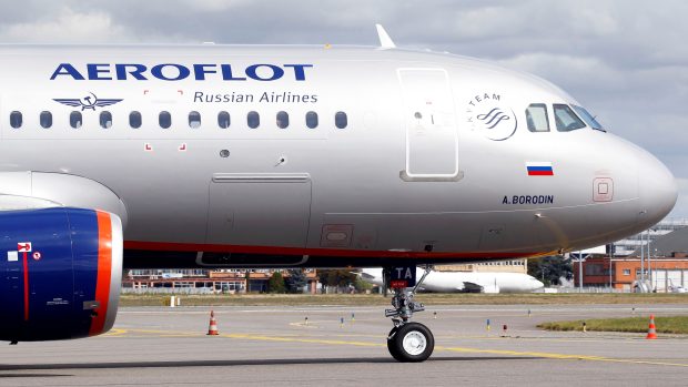 Airbus A320 ruské společnosti Aeroflot