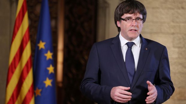 Katalánský premiér Carles Puigdemont