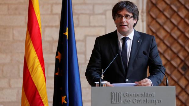 Katalánský premiér Carles Puigdemont