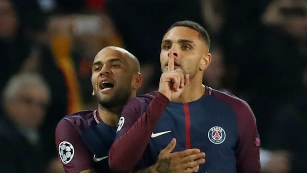 Layvin Kurzawa vstřelil tři góly PSG proti Anderlechtu