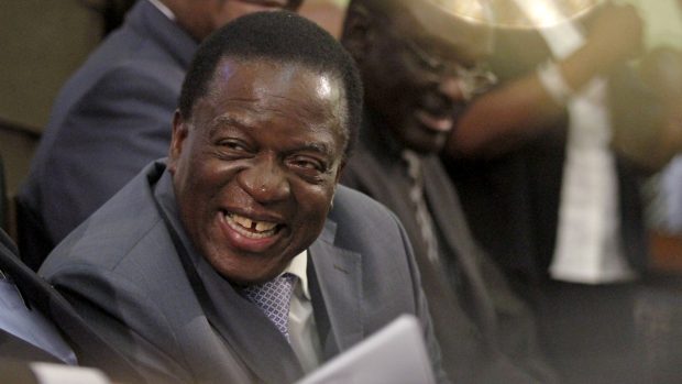 Nový prezident Zimbabwe Emmerson Mnangagwa na archivním snímku.