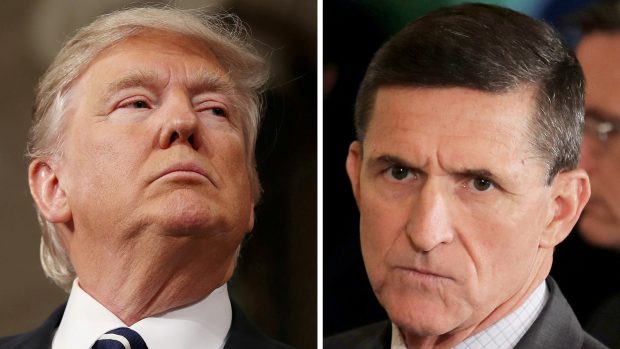 Donald Trump a Michael Flynn