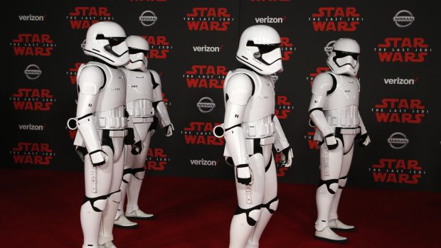 Nástup imperiálních vojáků Stormtrooperů