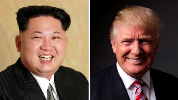 Kim Čong-un a Donald Trump