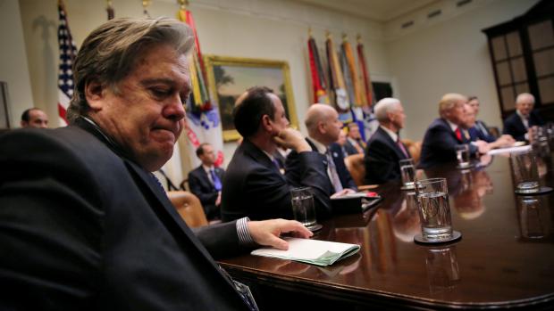 Steve Bannon v Bílém domě