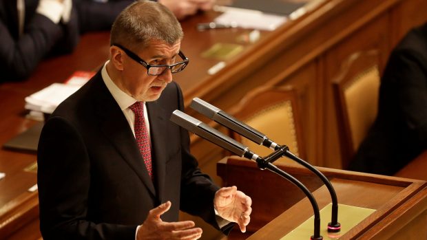 Premiér Andrej Babiš v Poslanecké sněmovně