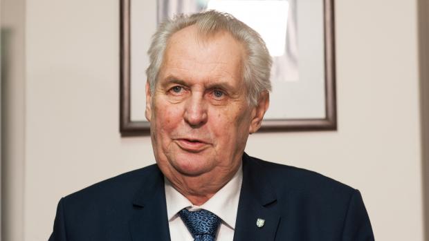 Miloš Zeman ve volební den