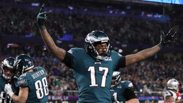 Hráči Philadelphia Eagles po vyhraném Super Bowlu