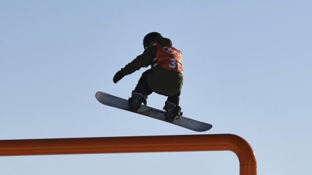 Snowboardista Petr Horák