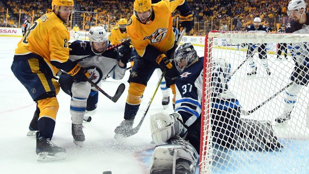 Connor Hellebuyck uzavřel Predátorům bránu Jets