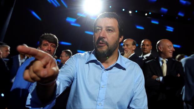 Italský ministr vnitra Matteo Salvini