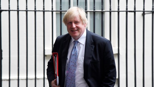 Britský ministr zahraničí Boris Johnson