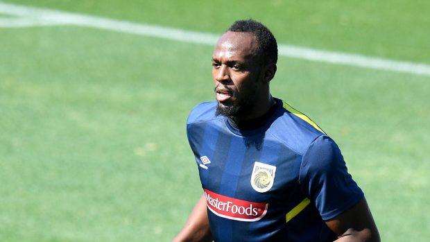 Usain Bolt nově nastoupil do australského klubu Central Coast Mariners