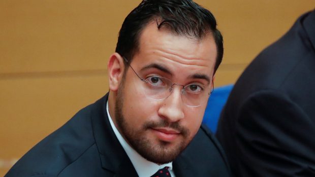 Macronův exporadce Alexandre Benalla.