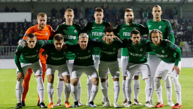 Fotbalisté Jablonce nastupují k zápasu Evropské ligy