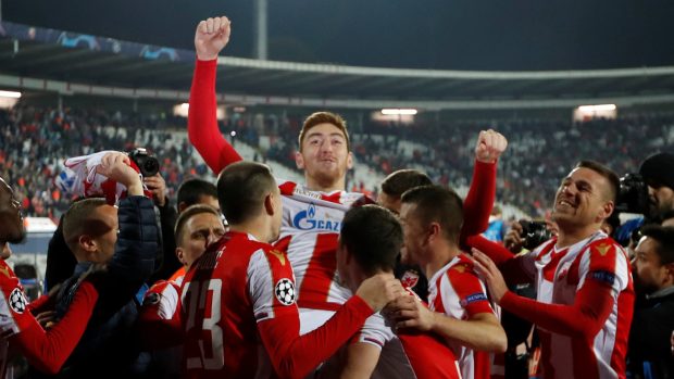 Oslavy v Bělehradě. Crvena Zvezda porazila Liverpool