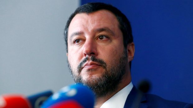 Italský ministr vnitra Matteo Salvini