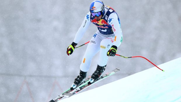 Dominik Paris si potřetí v kariéře dojel pro vítězství na obávaném Hahnenkammu