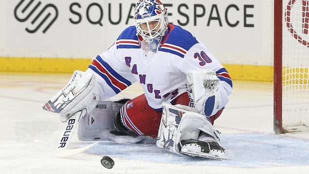 Branka New York Rangers, vysněné místo Toma Nittiho. Aby si zachytal NHL, musel by se Henrik Lundqvist a další gólmani Jezdců zranit