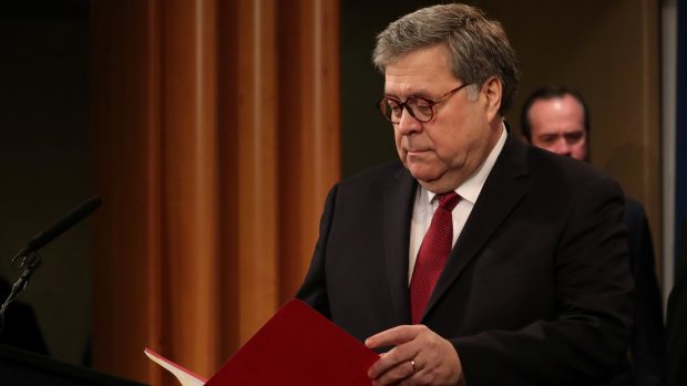 Americký ministr spravedlnost William Barr