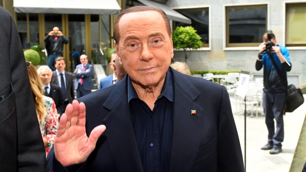 Bývalý italský premiér Silvio Berlusconi na fotografii z května 2019