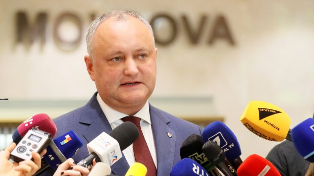 Proruský moldavský prezident Igor Dodon