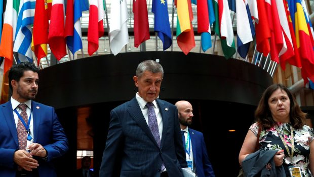 Andrej Babiš opouští Brusel po červencovém summitu lídrů EU.