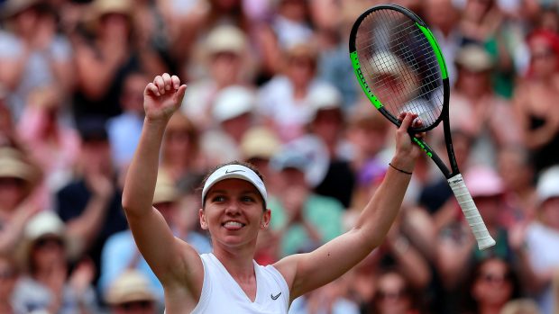 Simona Halepová se stala první finalistkou tenisového Wimbledonu