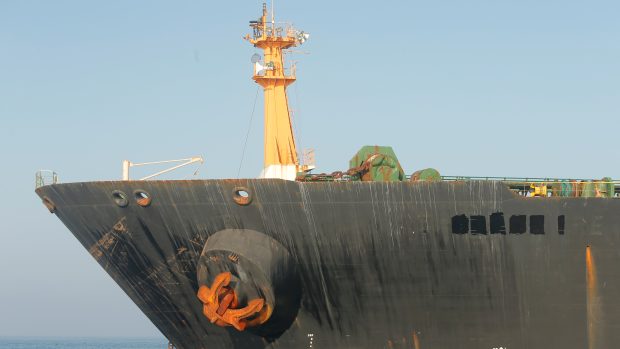 Íránský tanker Grace 1 u Gibraltaru