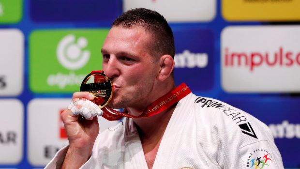 Judista Lukáš Krpálek se zlatou medailí pro mistra světa