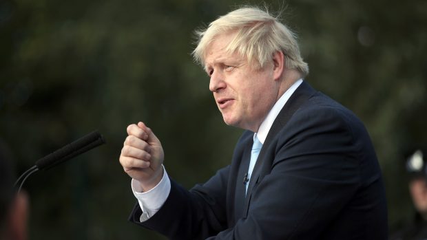 Britský premiér Boris Johnson