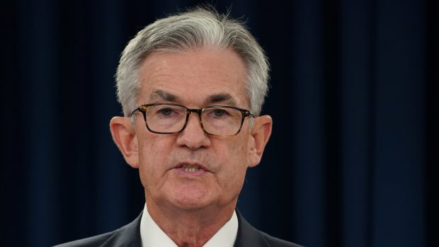 Šéf americké centrální banky Jerome Powell.