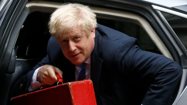 Britský premiér Boris Johnson