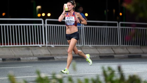 Marcela Joglová na mistrovství světa v Dauhá v roce 2019